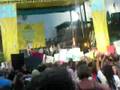 Joe talkin to the crowd at bryant park