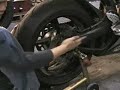 Motorcycle Rear Wheel - Installation and Chain Adjustment