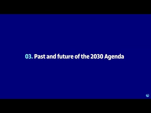 Past and future of the 2030 Agenda