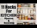 ORGANIZE: 11 HACKS to Decorating and Organizing a SMALL Kitchen | Making the Most of Our Small Space