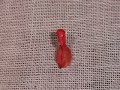 Rosebud made with detached chain and fly stitch