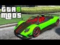 Pagani Zonda Cinque Roadster для GTA 5 видео 4