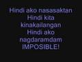 Imposible - KC Concepcion (with lyrics)