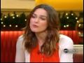 Keira Knightley in Good Morning America