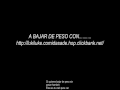 Bajar kilos de peso