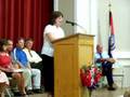 Angie Casavecchia Ashens at Carthage GOP Meeting