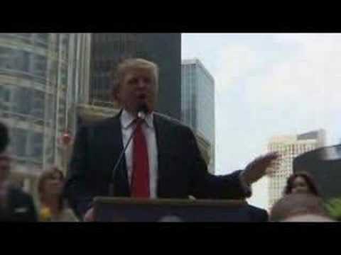 Donald Trump, Chicago press conference, 5/24/07 Donald Trump, Chicago press conference, 5/24/07