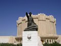 On Thursday, January 10, the New Year's Day of the Arab world, according to the Islamic calendar, events will open in Damascus, a millenary crossroads of traditions, religions and peoples, selected Arab Capital of Culture for 2008 by UNESCO. For over an year a committee established under the direct patronage of the Syrian Prime Minister, comprised of cultural operators and Syrian distinguished persons and headed by Mrs. Hanan Kassab Hassan, who obtained her education in France and is a professor at the Damascus University of Arts, has been working to prepare a programme that, for the first time - after twenty-three years of European capitals and twelve years of Arab capitals of culture - will present the great masters of the Western world alongside the most applauded ones from the Arab scene. For example, celebrities like Peter Stein, Berliner Ensemble, Dario Fo, the old-time Colla Marionettes, Robert Wilson and the Pinana Brothers, performers of traditional flamenco, have been contacted to perform beside Fairouz, the most famous singer in the Arab world, and young Syrian directors interested in avant-garde European and American matters. In the eventful programme of the coming twelve months, the Italian presence will be significant, right from the opening performance, 'Let's Draw the Curtains', on January 11, entrusted to Valerio Festi, an expert in animating outdoor spaces under a magic and festive vision. Festi, as a statement announced, will close the day with a magnificent concert of music and images, accompanied by fireworks over a 1200-metre area, visible from every point of Damascus.أقامت الدكتورة حنان قصاب حسن أمين عام احتفالية دمشق عاصمة الثقافة العربية 2008 مؤتمرا صحفيا يوم الاثنين في السابع من الشهر الجاري أعلنت خلاله خارطة الاحتفالية والأهداف التي رسمت لها والمعايير التي اتبعتها الأمانة العامة في عملها مؤكدة الرغبة في تحقيق أوسع مشاركة للجمهور عبر شرائحه كلها في الفعاليات والنشاطات الثقافية التي ستضمها الفعالية. استهلت د.حنان قصاب حسن حديثها عن انطلاق الفعالية مؤكدة أن هناك ثلاثة أوجه لهذه الانطلاقة أولها انطلاقة شعبية وجماهيرية موعدها يوم الجمعة القادم الحادي عشر من الشهر الجاري عبر احتفالية كبيرة لم يسبق أن أقيم مثيل لها في المنطقة العربية ستقام في ساحة الأمويين بدمشق وتضم ألعابا نارية مترافقة مع موسيقى دمشقية وصورا تطلق في الفراغ ومواكب احتفالية وألعابا بهلوانية.أما إطلاق دمشق عاصمة ثقافية بشكل رسمي فسيتم في التاسع عشر من الشهر الجاري في دار الأسد للثقافة والفنون يسبقه حفل موسيقي بعنوان 'نصيب' للفنان عابد عازرية الذي يعود للمرة أولى إلى دمشق ليقدم حفلا يجمع بين الموسيقى العربية والأندلسية ويضم في الفرقة عازفين من سورية واسبانيا وفرنسا. وفي الثامن والعشرين من الشهر ستحضر السيدة فيروز إلى دمشق بعد غياب دام حوالي ثلاثين عاما لتقدم حفلا في دار الأوبرا (دار الأسد للثقافة والفنون) وستمتد حفلاتها لستة أيام متتالية.الوجه الثالث من احتفالية إطلاق دمشق عاصمة للثقافة العربية لن يكون في سورية وإنما في غرناطة في الأندلس وتحديدا في قصر الحمراء والهدف من ذلك التأكيد على البعد الأموي لمدينة دمشق التي كانت عاصمة الأمويين حيث سيكون هناك حفل موسيقي واحد تشارك فيه الفنانة السورية الشابة وعد أبو حسون وستغني وتعزف على العود أشعارا لولادة وابن زيدون ويرافقها فنانون من اسبانيا يؤدون أشعارا لابن عربي.وأوضحت الدكتورة حنان أنه ستقام أسابيع ثقافية للبلاد العربية كلها إضافة إلى الندوات المتخصصة مؤكدة أن الفعاليات التي ستقدم ضمن الاحتفالية كثيرة ومتنوعة، من أهمها افتتاح معرض استعادي في المتحف الوطني بدمشق الذي سيضم مقتنيات الفن التشكيلي من البدايات وحتى الستينات بهدف حفظ الذاكرة التشكيلية السورية، كما أن للشباب نصيبهم الكبير في الاحتفالية من خلال عروض مسرحية وأمسيات موسيقية منها حفل موسيقي يضم شبابا من بلاد متنوعة ليقدموا موسيقى شبابية وإقامة مهرجان الموسيقى والغناء إضافة إلى إقامة أيام الأغنية العربية يحييها مطربون عرب نجوم منهم لطفي بوشناق، عبد الله الرويشد، صباح فخري.. وحفل للموسيقي السوري نوري اسكندر، ومن فعاليات الاحتفالية عروض مسرحية بمشاركة بلدان عربية وأجنبية ومنها العرض المسرحي الكويتي 'ريتشارد الثالث' وسيشارك فيه المسرحي السوري فايز قزق، إضافة إلى الأسابيع السينمائية تحت عنوان بيت السينما لتقديم روائع الفن السابع، وسيكون مهرجان دمشق المسرحي والسينمائي من ضمن احتفالات دمشق الثقافية. ومن فعاليات الهامة تلك التي تتعلق بالمرأة حيث ستعرض مسرحية أردنية 'الخبز اليومي' وسيقام حفل للاوركسترا السورية الوطنية وعازفاتها وحفل لعازفات عربيات تونسيات وعمانيات. ولرجال الفكر والأدب حضورهم أيضا من خلال مؤتمر كبير سيعقد عن مدينة دمشق. وختمت الأمينة العامة مؤتمرها الصحفي بالإعلان عن إصدار مجموعة من الكتب بطبعات شعبية وبأسعار رمزية مما يشكل نواة المكتبة في البيوت كلها.