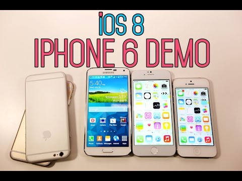 Display - See How The iPhone 6 Display Looks Like While Running iOS 8. iPhone 6 Display comparison VS Galaxy S5 & iPhone 5s. This is the CLONE, not the real iPhone 6, just a demo. MORE Info On Clone:...