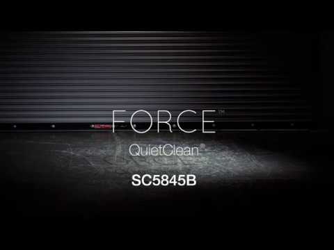 Youtube External Video The FORCE QuietClean upright with dirt cup and 15” cleaning path provides an exceptional clean certified with the CRI Bronze Seal of Approval. Lower your cost of ownership with a bagless dirt cup. Featuring a sealed HEPA system.