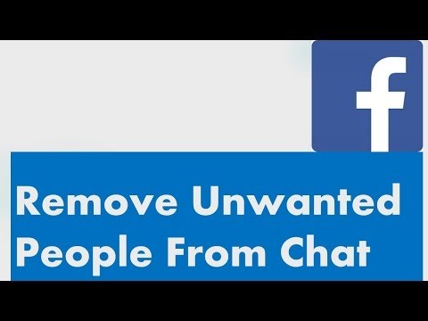 how to remove people from facebook group chat