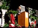 papa accepting the 2007 spirit award at kaleida ball.