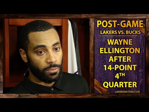 Video: Lakers Wayne Ellington After 14-Point 4th Quarter Performance