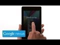 Nexus 7, getting started