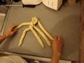 5 strands Challah bread 5 strands Challah bread