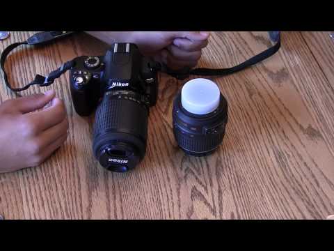 how to attach nikon lens to camera