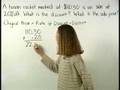 Watch Video on Discount Formula - Pre Algebra Help