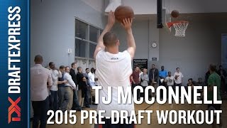 T.J. McConnell 2015 NBA Draft Workout Video