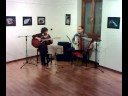 20081018 Folk Duo Cantigas @ Galerija Milko Bambič