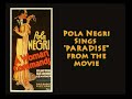 a woman commands (1932) 16mm dupe clip from the movie
containing the pola negri number 