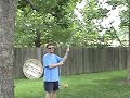 Steve breaking the rope swing