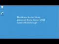 Windows Home Server 2011 Screen Walkthrough
