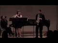 Trio for flute, sax and piano, Mvt. #1