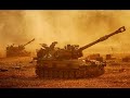 Israeli armor in action. Israeli armor in action.