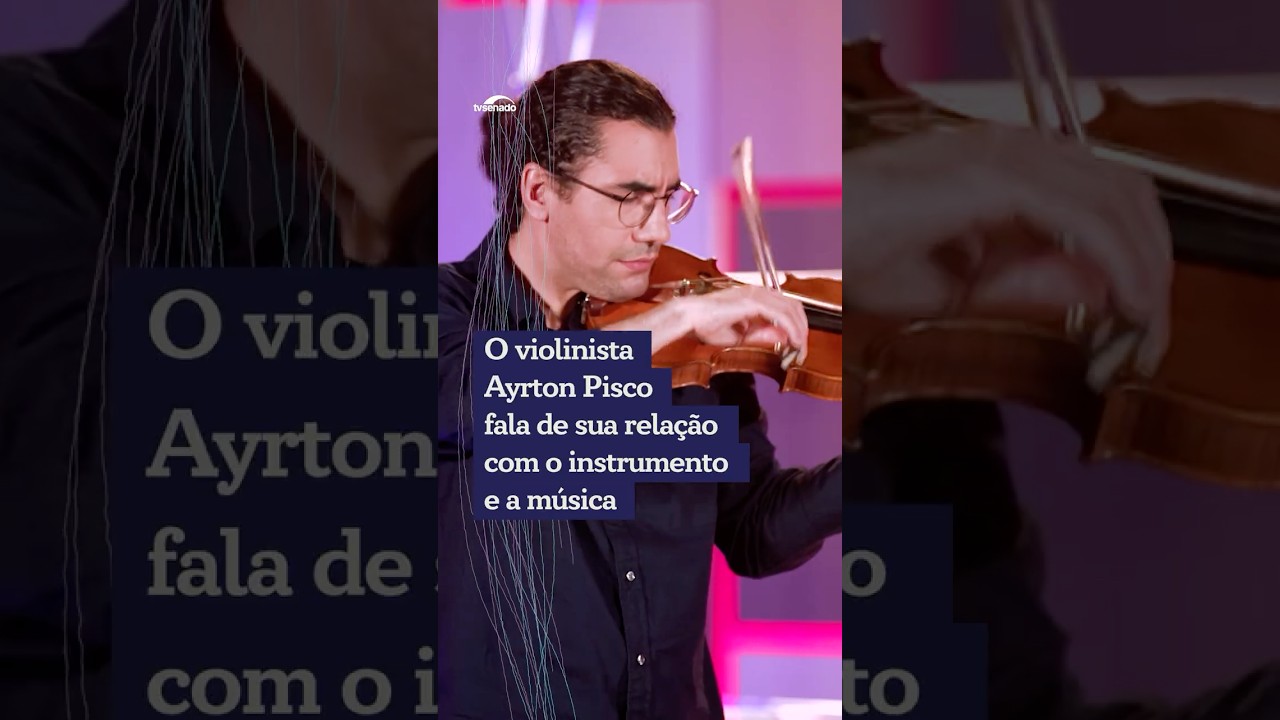 Trajetória do violinista brasiliense Ayrton Pisco está no Concertos em Geral #Shorts
