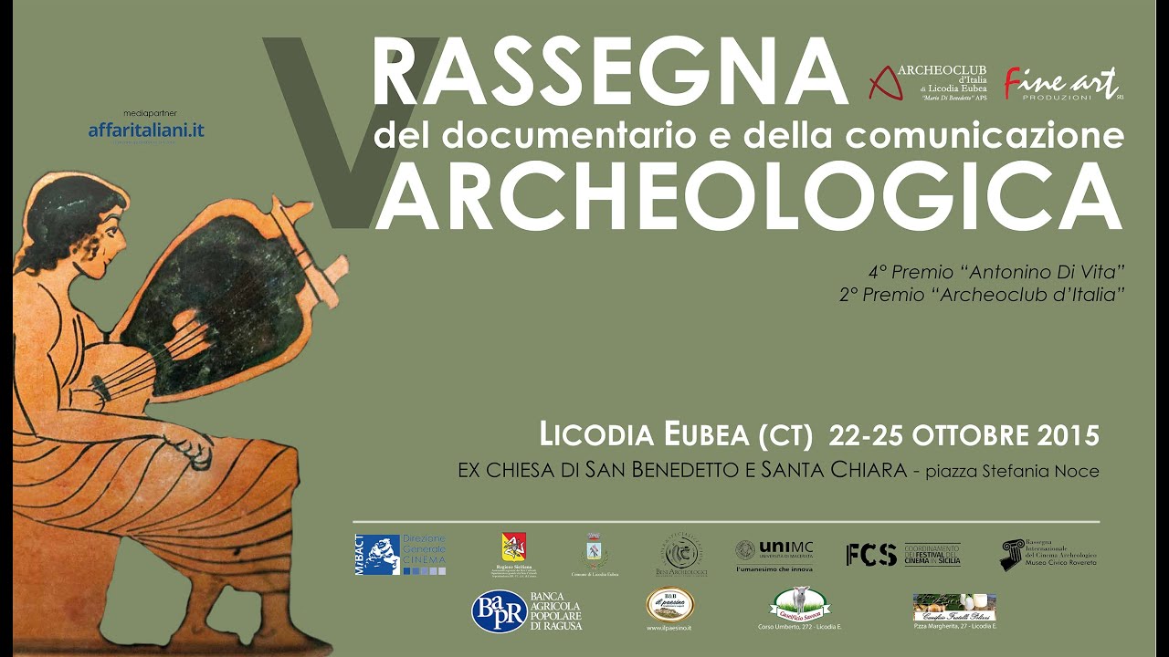 Quinta edizione della Rassegna del Documentario e della Comunicazione Archeologica di Licodia Eubea