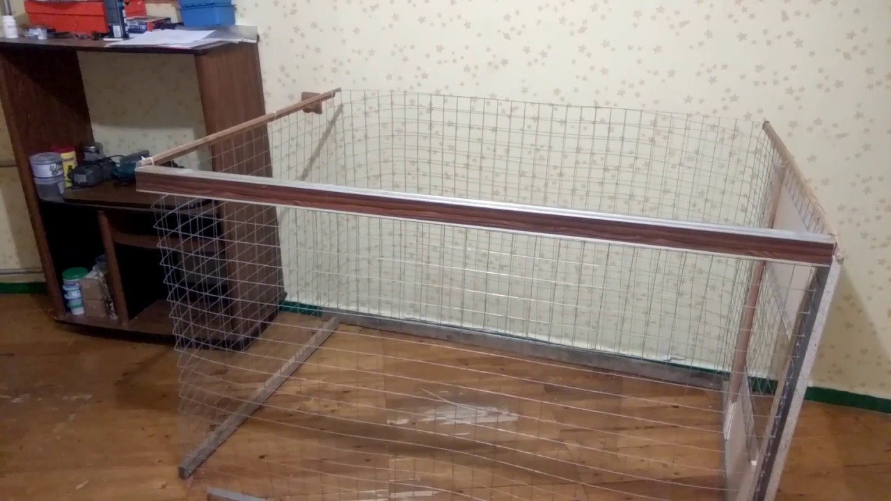 Вольер для собаки своими руками