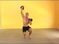 Steve Cotter performs a duck walk press