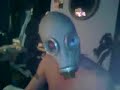 Poppers in a gas mask - amyl nitrate funny as!