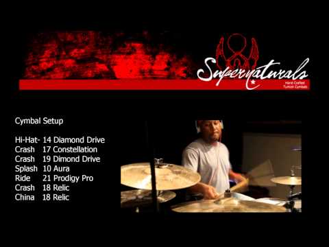 Tim Jones Checking Out Supernatural Cymbals