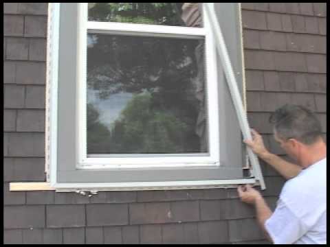 how to put j channel around a door
