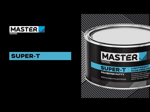 Application du mastic SUPER-T Master