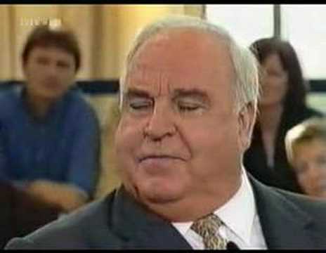 Helmut Kohl selbstgefällig vor der Bundestagswahl 1998