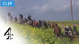 Women and children freed from ISIS - Live Footage