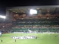 Celtic Supporters display Celtic Vs Milan 20/02/2007