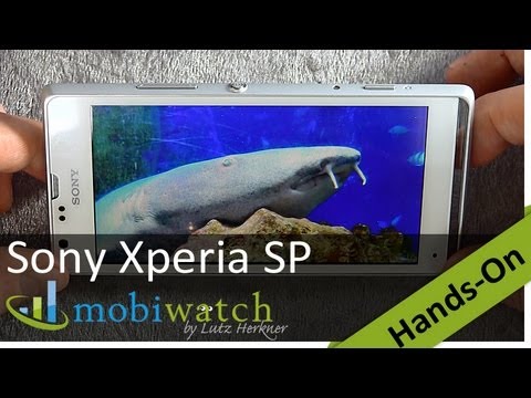 smartphones - Das Sony Xperia SP macht in erster Linie mit seinem Design auf sich aufmerksam: Die transparente Leiste am unteren Ende lässt sich hinsichtlich diverser Erei...