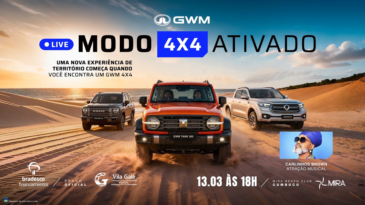 GWM | Modo 4x4 Ativado — Experience Live