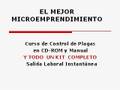 videos de Curso de fumigacion en CD ROM control de plagas