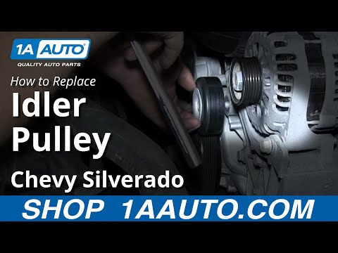 how to put a serpentine belt on a gmc sierra