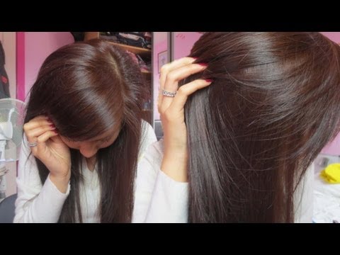 how to dye light brown hair black