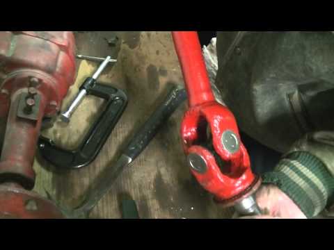 how to remove u joint from front axle