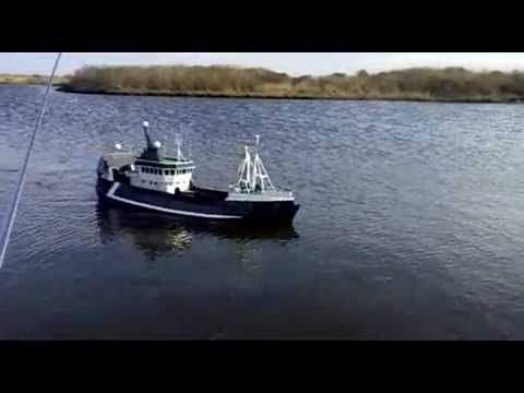 tobis - slæber med type 2 150 tommer thyborøn skovle i model.