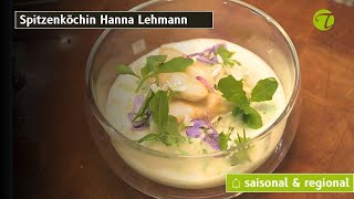Spargelragout an Brunnenkresse-Ziegenmilch-Sauce