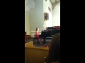 Sarah's Spring Piano Recital May 20, 2012