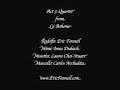 Eric Fennell Act 3 Quartet from La Boheme