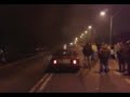 Spalarnia nielegalne wyścigi drift palenie gumy streetracing in polen